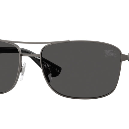 Burberry BE3163 Rectangle Sunglasses  131687-Matte Grey 60-140-17 - Color Map Grey