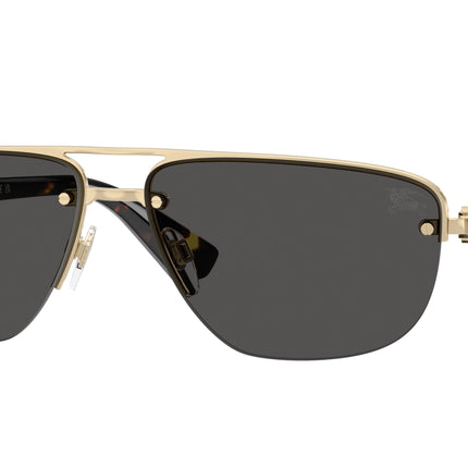 Burberry BE3164 Irregular Sunglasses  110987-Light Gold 63-140-15 - Color Map Gold