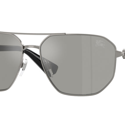 Burberry BE3166 Pilot Sunglasses  10036G-Gunmetal 60-140-15 - Color Map Grey