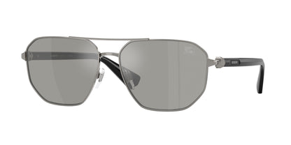 Burberry BE3166 Pilot Sunglasses  10036G-Gunmetal 60-140-15 - Color Map Grey
