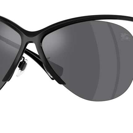 Burberry BE3168 Cat Eye Sunglasses  10016G-Black 0-125-137 - Color Map Black