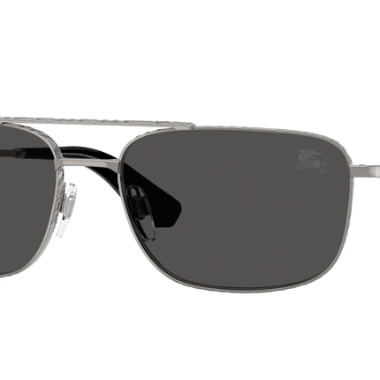 Burberry BE3170 Pilot Sunglasses  100387-Gunmetal 59-145-17 - Color Map Grey