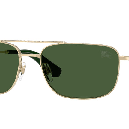 Burberry BE3170 Pilot Sunglasses  110971-Light Gold 59-145-17 - Color Map Gold