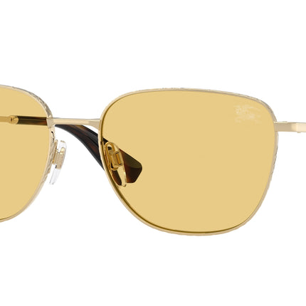 Burberry BE3171 Square Sunglasses  110985-Light Gold 57-145-17 - Color Map Gold