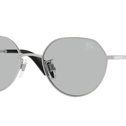Burberry BE3173D Round Sunglasses  100587-Silver 51-145-19 - Color Map Silver