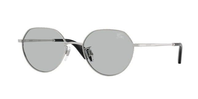 Burberry BE3173D Round Sunglasses  100587-Silver 51-145-19 - Color Map Silver