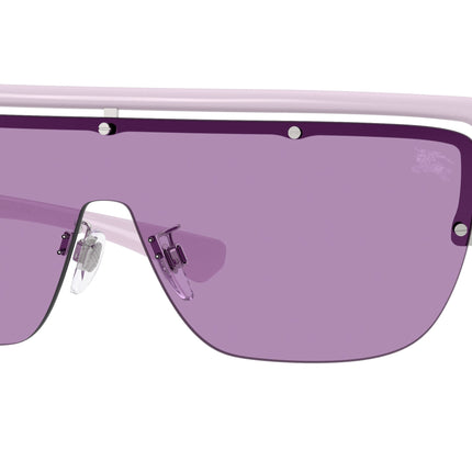 Burberry BE3175 Rectangle Sunglasses  100569-Lilac 0-135-144 - Color Map Violet