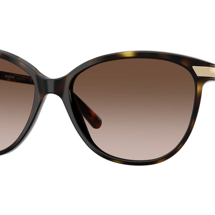 Burberry BE4216 Cat Eye Sunglasses  300213-Dark Havana 57-140-16 - Color Map Brown