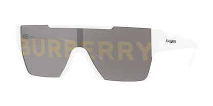 Burberry BE4291 Rectangle Sunglasses  3007/H-White 38-140-138 - Color Map White