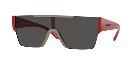 Burberry BE4291 Rectangle Sunglasses  404787-Beige 38-140-138 - Color Map Beige