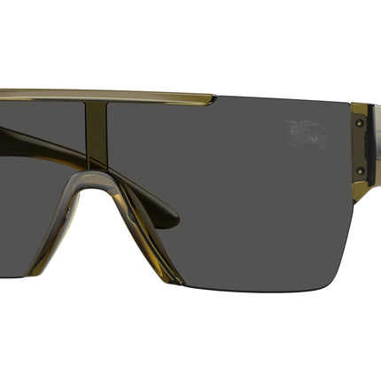 Burberry BE4291 Rectangle Sunglasses  424687-Green 38-140-138 - Color Map Green