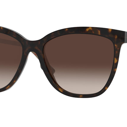 Burberry CLARE BE4308 Square Sunglasses  385413-Dark Havana 56-140-16 - Color Map Brown