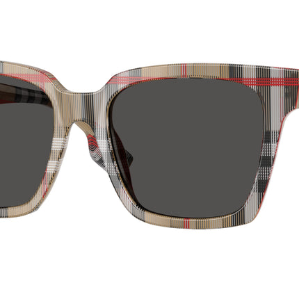 Burberry MAPLE BE4335 Square Sunglasses  377887-Vintage Check 53-140-18 - Color Map Brown