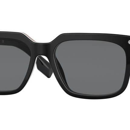 Burberry CARNABY BE4337 Square Sunglasses  379887-Black 56-145-17 - Color Map Black