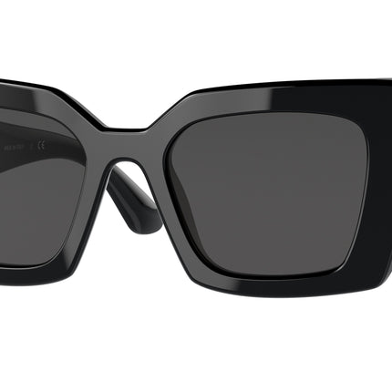 Burberry DAISY BE4344 Square Sunglasses  300187-Black 51-140-20 - Color Map Black