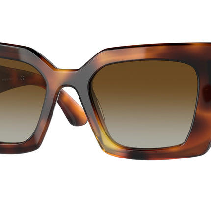 Burberry DAISY BE4344 Square Sunglasses  3316T5-Light Havana 51-140-20 - Color Map Tortoise