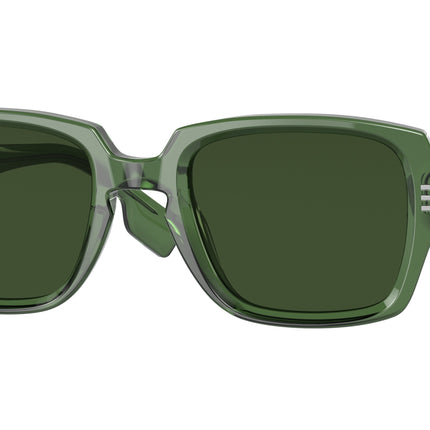Burberry ELDON BE4349 Rectangle Sunglasses  394671-Green 51-145-22 - Color Map Green