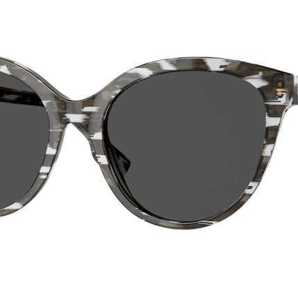 Burberry BETTY BE4365 Cat Eye Sunglasses  397887-White/black 55-140-18 - Color Map White