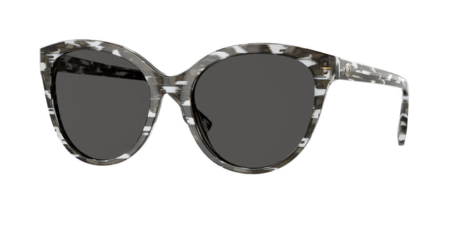 Burberry BETTY BE4365 Cat Eye Sunglasses  397887-White/black 55-140-18 - Color Map White