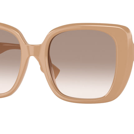 Burberry HELENA BE4371 Square Sunglasses  399013-Beige 52-140-20 - Color Map Beige