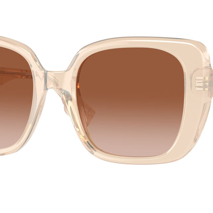 Burberry HELENA BE4371 Square Sunglasses  406013-Pink 52-140-20 - Color Map Pink