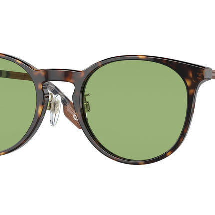 Burberry BE4380D Round Sunglasses  4017/2-Dark Havana 51-140-21 - Color Map Brown