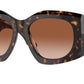 Burberry MADELINE BE4388U Irregular Sunglasses  300213-Dark Havana 55-140-18 - Color Map Brown