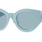 Burberry MEADOW BE4390F Phantos Sunglasses  408680-Azure 47-140-25 - Color Map Blue
