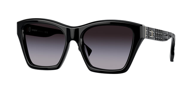 Burberry ARDEN BE4391F Square Sunglasses  30018G-Black 56-140-17 - Color Map Black