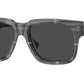 Burberry HAYDEN BE4394 Square Sunglasses  380487-Charcoal Check 54-150-18 - Color Map Grey