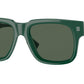 Burberry HAYDEN BE4394 Square Sunglasses  405971-Green 54-150-18 - Color Map Green
