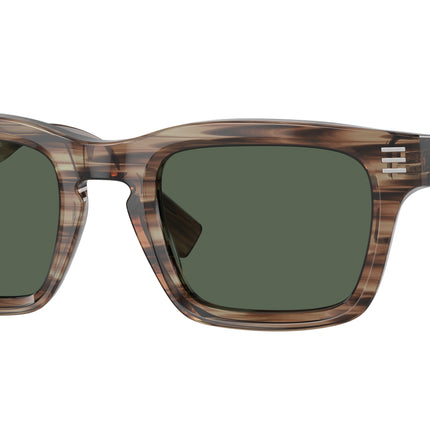 Burberry BE4403 Rectangle Sunglasses  409871-Green 51-150-23 - Color Map Green