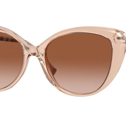 Burberry BE4407F Cat Eye Sunglasses  408813-Peach 54-140-17 - Color Map Pink