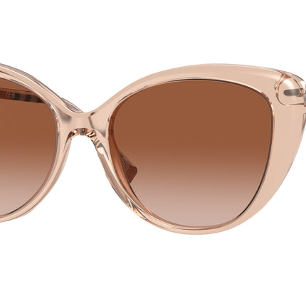 Burberry BE4407 Cat Eye Sunglasses  408813-Peach 54-140-17 - Color Map Pink