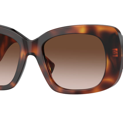 Burberry BE4410 Square Sunglasses  331613-Light Havana 52-140-18 - Color Map Tortoise
