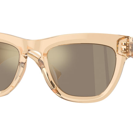 Burberry BE4415U Square Sunglasses  40635A-Brown 52-145-21 - Color Map Brown