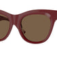 Burberry BE4418 Square Sunglasses  411973-Bordeaux 54-140-19 - Color Map Red