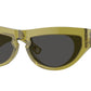 Burberry BE4422U Cat Eye Sunglasses  411887-Green 58-130-16 - Color Map Green