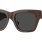 Burberry BE4424 Square Sunglasses  411687-Brown 52-140-18 - Color Map Brown