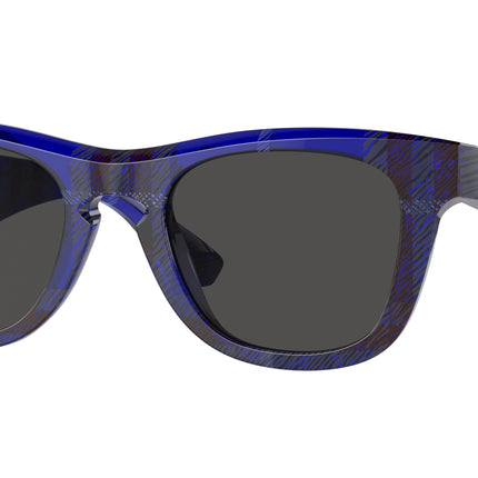 Burberry BE4426F Square Sunglasses  411487-Check Blue 50-145-21 - Color Map Blue