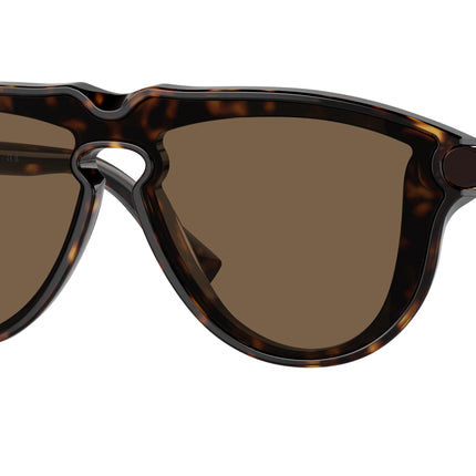Burberry BE4427F Pilot Sunglasses  300273-Dark Havana 0-145-136 - Color Map Brown