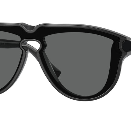 Burberry BE4427F Pilot Sunglasses  411287-Dark Grey 0-145-136 - Color Map Grey