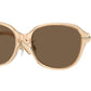 Burberry BE4429D Cat Eye Sunglasses  406373-Brown 56-140-17 - Color Map Brown