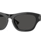 Burberry BE4430U Irregular Sunglasses  411287-Grey 55-145-18 - Color Map Grey