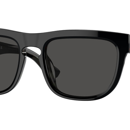 Burberry BE4431U Square Sunglasses  412187-Top Black On Vintage Check 56-145-20 - Color Map Black