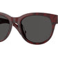 Burberry BE4432U Phantos Sunglasses  411587-Check Red 54-140-19 - Color Map Red