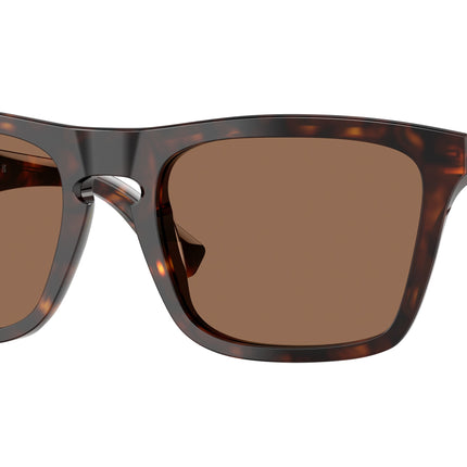 Burberry BE4434 Square Sunglasses  300273-Dark Havana 57-145-20 - Color Map Brown