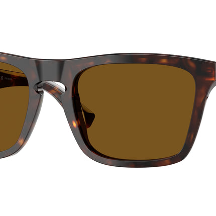Burberry BE4434 Square Sunglasses  300283-Dark Havana 57-145-20 - Color Map Brown