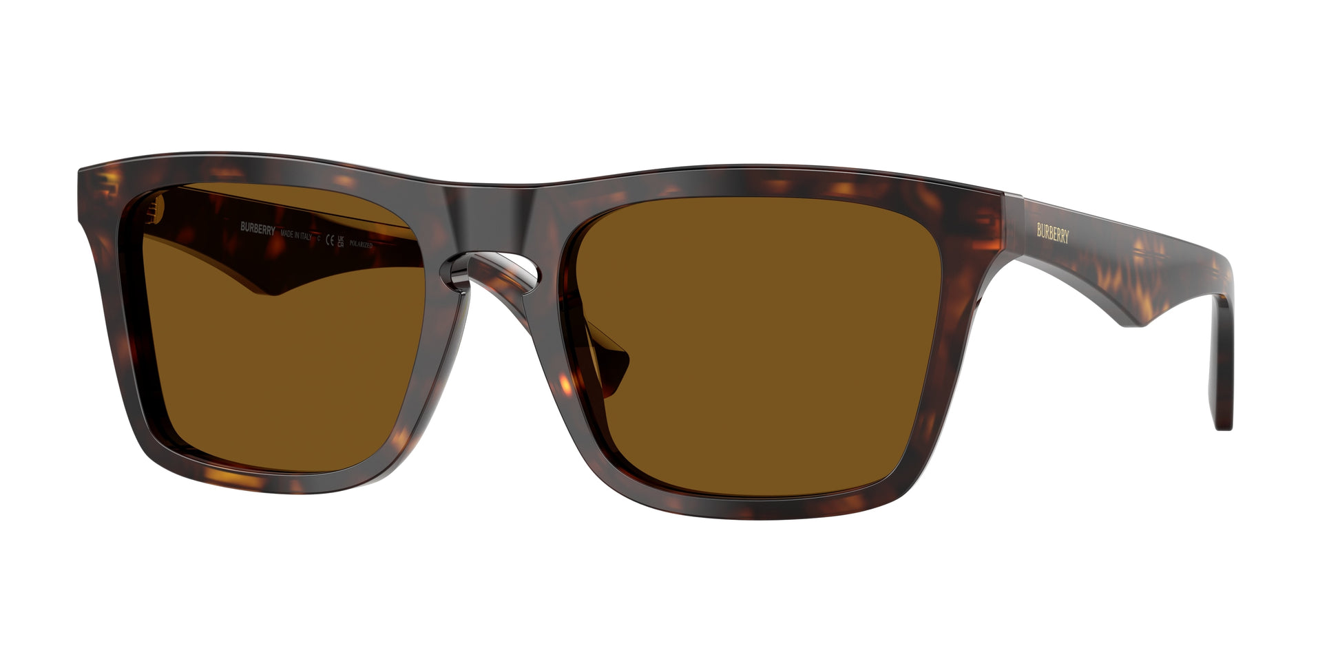 Burberry BE4434 Square Sunglasses  300283-Dark Havana 57-145-20 - Color Map Brown