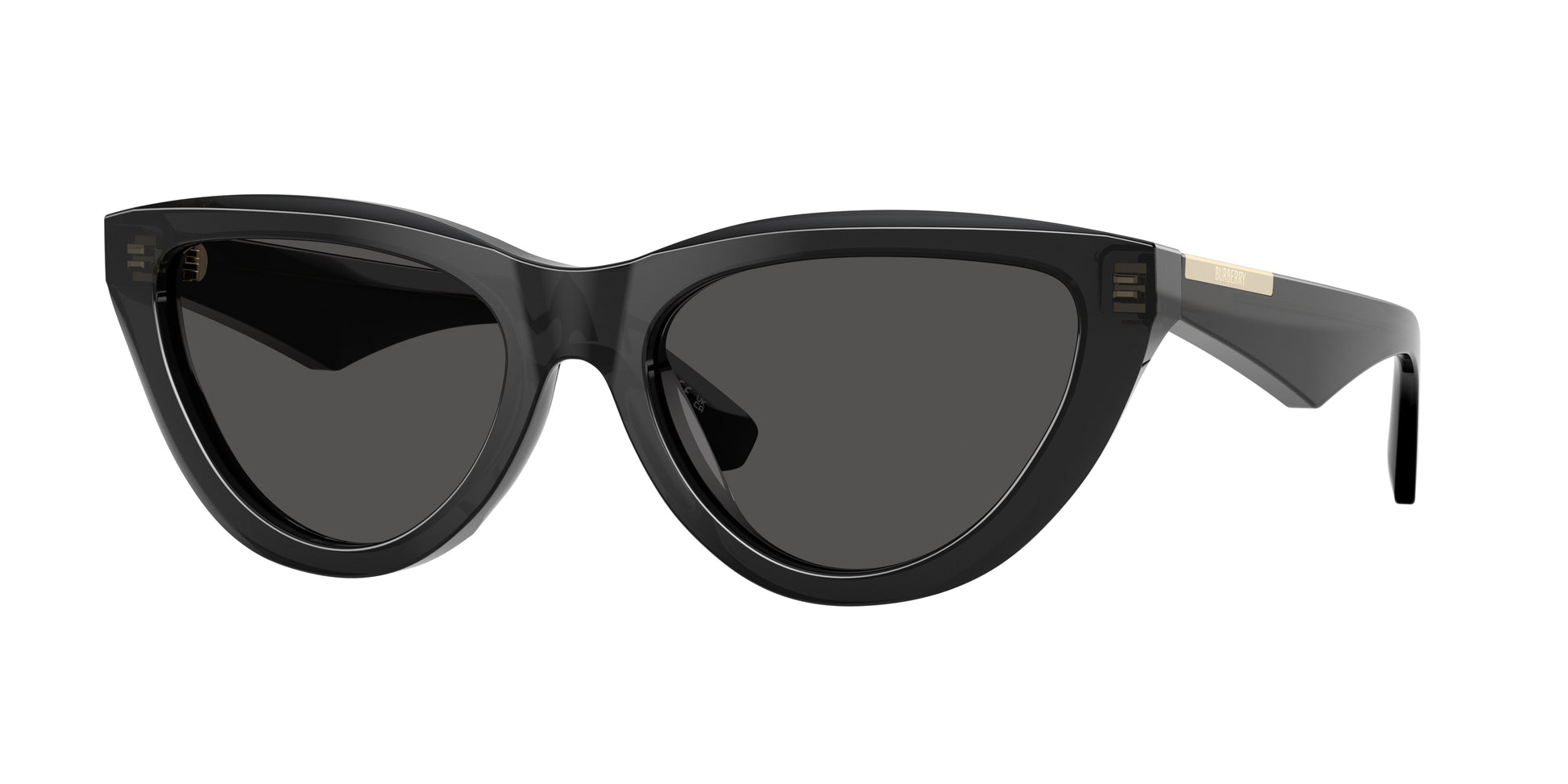 Burberry BE4436U Cat Eye Sunglasses  411287-Grey 55-145-18 - Color Map Grey